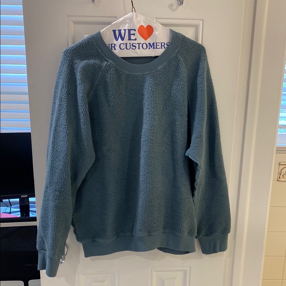 Cozy Teal Sweatshirt